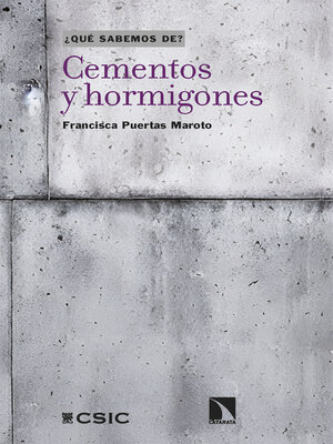 cover image of Cementos y hormigones